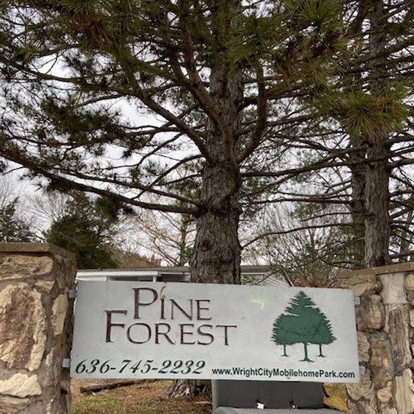 Pine Forest sign