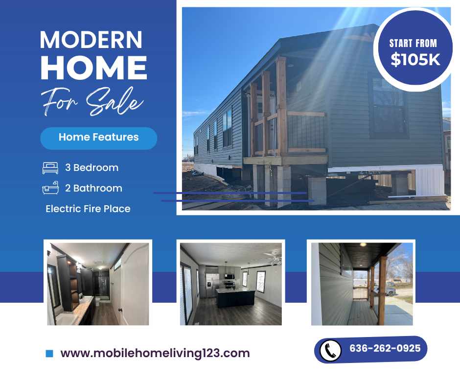 Blue Modern Home For Sale Facebook Post (1)